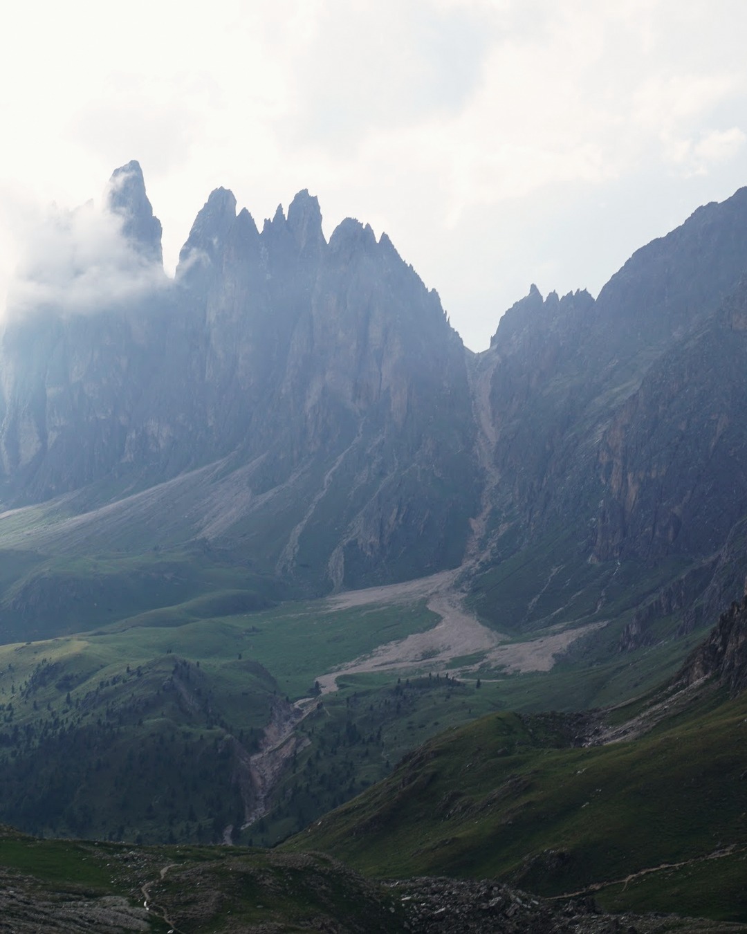 Plose → Rifugio Puez. Puez-Odle, Tuesday 14 July (8)