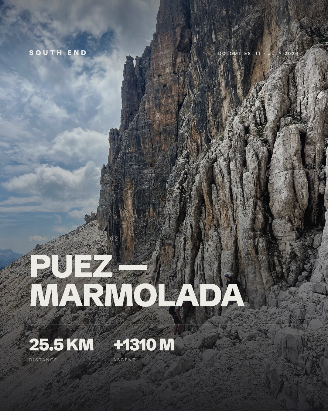 Puez → Castiglioni Marmolada. Sella & Langkofel, Wednesday 15 July (1)