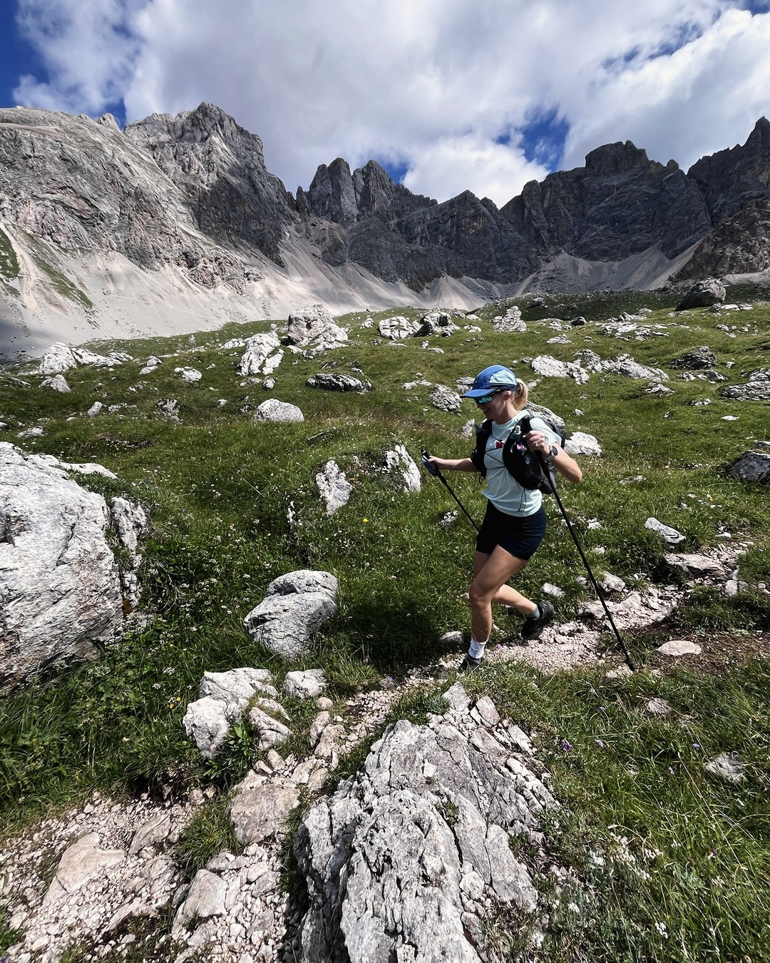 Castiglioni → Passo Valles. Forca Rossa, Thursday 16 July (3)