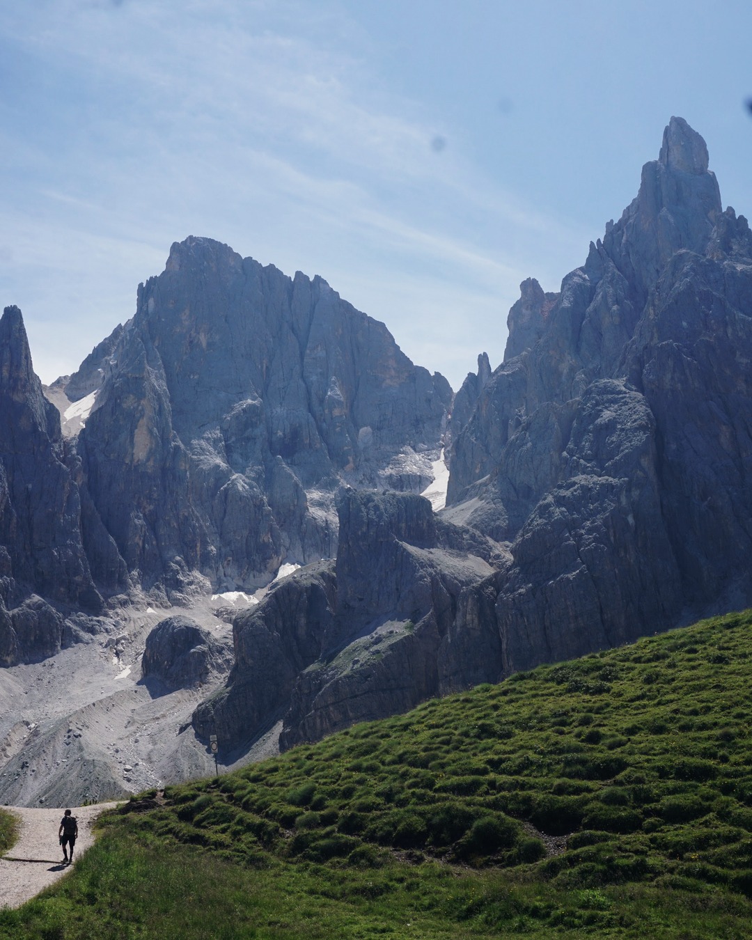 Passo Valles → San Martino. Pale di San Martino, Friday 17 July (7)